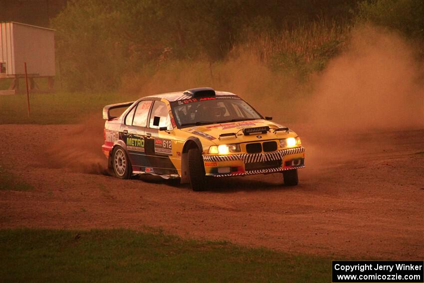 Matt Nykanen / Lars Anderson BMW 328i on SS2, Soo Pass II.