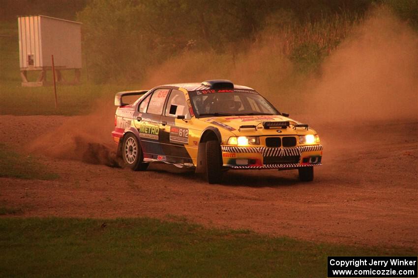 Matt Nykanen / Lars Anderson BMW 328i on SS2, Soo Pass II.
