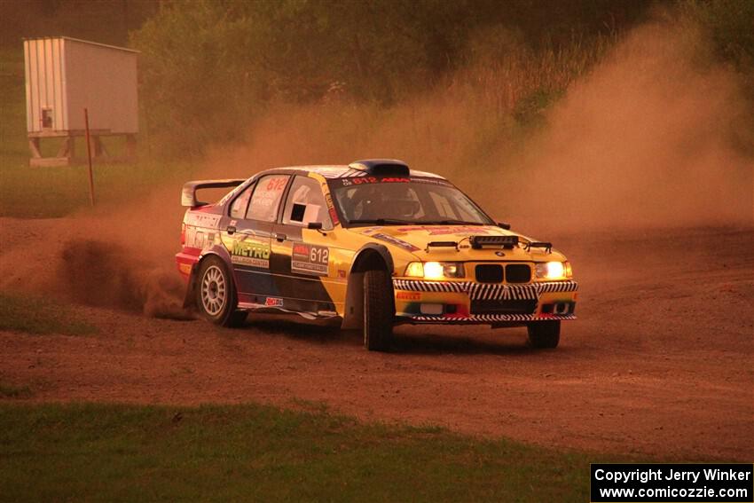 Matt Nykanen / Lars Anderson BMW 328i on SS2, Soo Pass II.