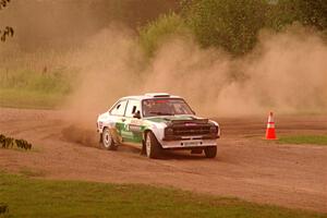Seamus Burke / Gary McElhinney Ford Escort Mk II on SS2, Soo Pass II.