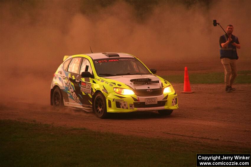 Vincent Trudel / Glen Ray Subaru WRX STi on SS2, Soo Pass II.