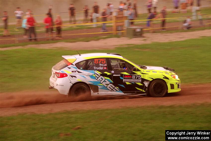 Vincent Trudel / Glen Ray Subaru WRX STi on SS2, Soo Pass II.