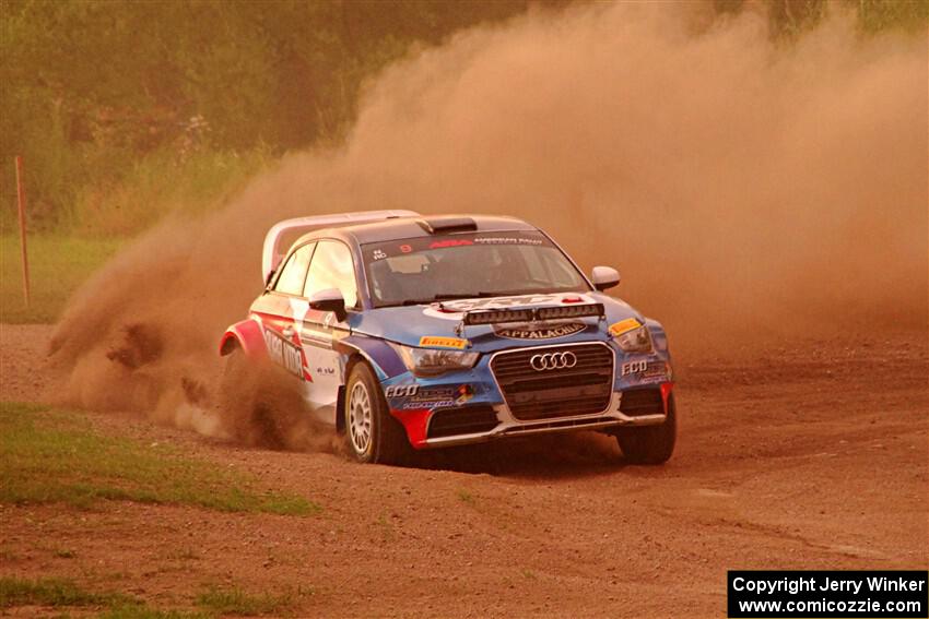 Roberto Yglesias / David Ma Audi A1 Maxx Rally on SS2, Soo Pass II.