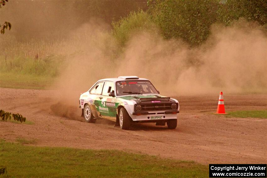 Seamus Burke / Gary McElhinney Ford Escort Mk II on SS2, Soo Pass II.