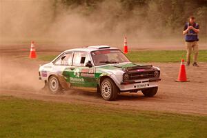 Seamus Burke / Gary McElhinney Ford Escort Mk II on SS2, Soo Pass II.