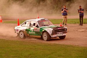 Seamus Burke / Gary McElhinney Ford Escort Mk II on SS2, Soo Pass II.
