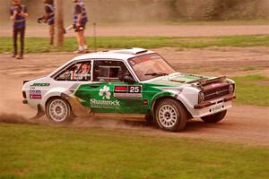 Seamus Burke / Gary McElhinney Ford Escort Mk II on SS2, Soo Pass II.