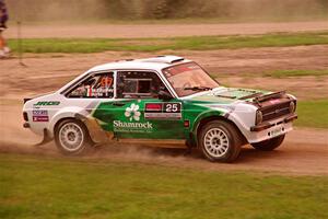 Seamus Burke / Gary McElhinney Ford Escort Mk II on SS2, Soo Pass II.
