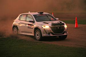 Sean Donnelly / Zach Pfeil Peugeot 208 Rally4 on SS2, Soo Pass II.