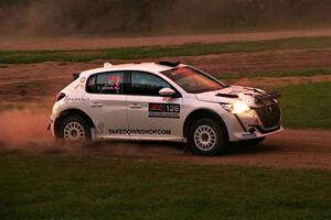 Sean Donnelly / Zach Pfeil Peugeot 208 Rally4 on SS2, Soo Pass II.