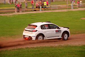 Sean Donnelly / Zach Pfeil Peugeot 208 Rally4 on SS2, Soo Pass II.