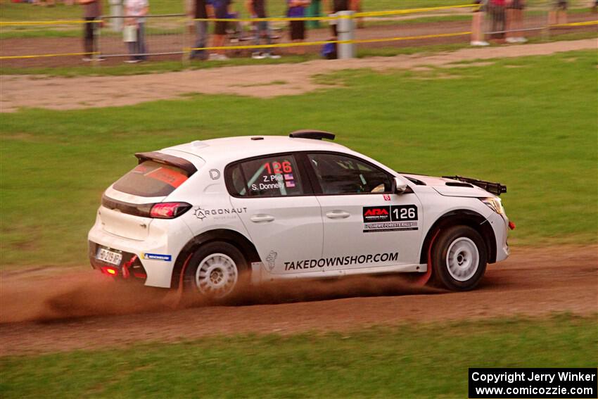 Sean Donnelly / Zach Pfeil Peugeot 208 Rally4 on SS2, Soo Pass II.