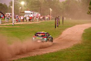 Alastair Scully / Stefan Trajkov Hyundai i20 R5 of SS2, Soo Pass II.