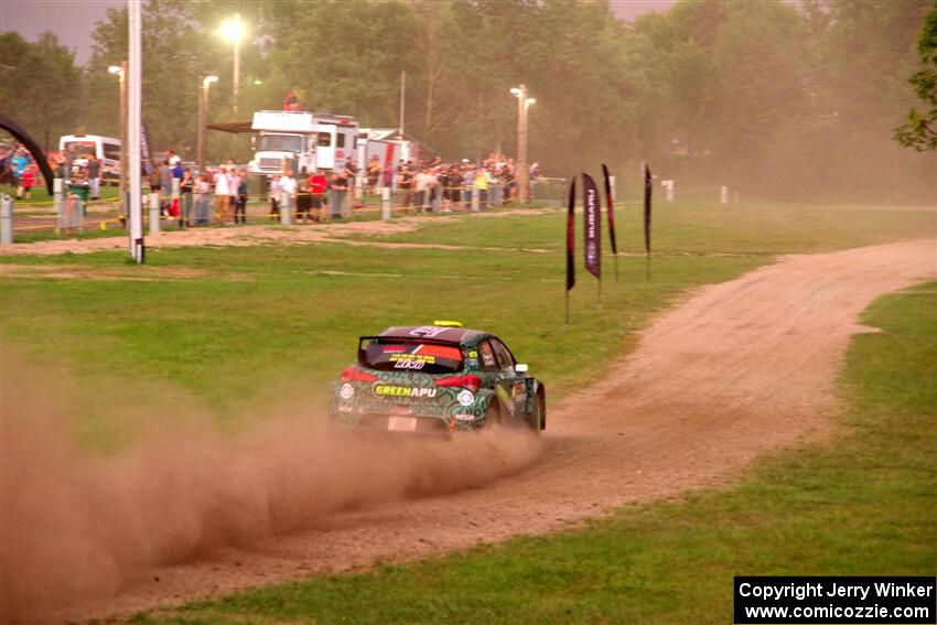Alastair Scully / Stefan Trajkov Hyundai i20 R5 of SS2, Soo Pass II.