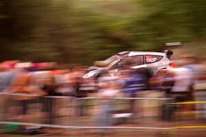 Javier Olivares / K.J. Miller Ford Fiesta Rally2 on SS2, Soo Pass II.