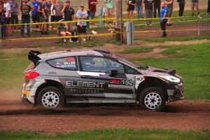 Javier Olivares / K.J. Miller Ford Fiesta Rally2 on SS2, Soo Pass II.