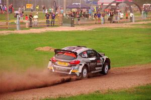 Javier Olivares / K.J. Miller Ford Fiesta Rally2 on SS2, Soo Pass II.