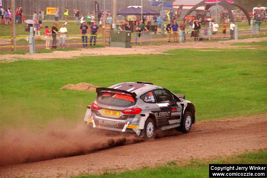 Javier Olivares / K.J. Miller Ford Fiesta Rally2 on SS2, Soo Pass II.