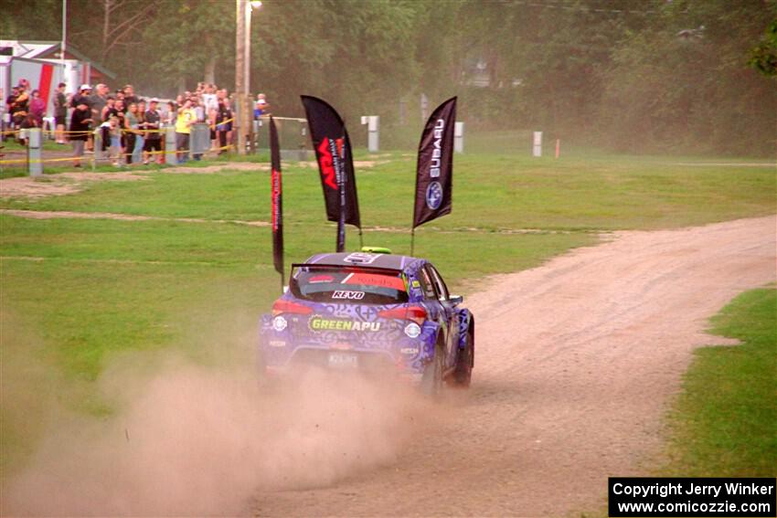 Patrick Gruszka / John Hall Hyundai i20 R5 on SS2, Soo Pass II.
