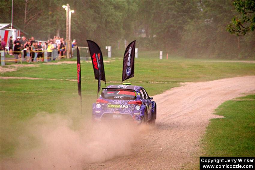 Patrick Gruszka / John Hall Hyundai i20 R5 on SS2, Soo Pass II.