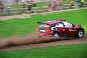 Conner Martell / Alex Gelsomino Skoda Fabia RS Rally2 on SS2, Soo Pass II.