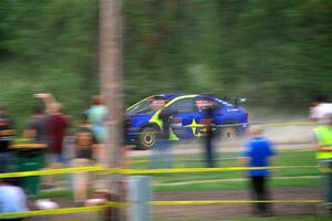 Travis Pastrana / Rhianon Gelsomino Subaru WRX ARA25L on SS2, Soo Pass II.