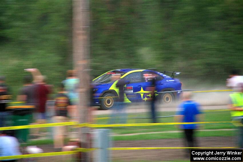 Travis Pastrana / Rhianon Gelsomino Subaru WRX ARA25L on SS2, Soo Pass II.