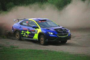 Travis Pastrana / Rhianon Gelsomino Subaru WRX ARA25L on SS2, Soo Pass II.