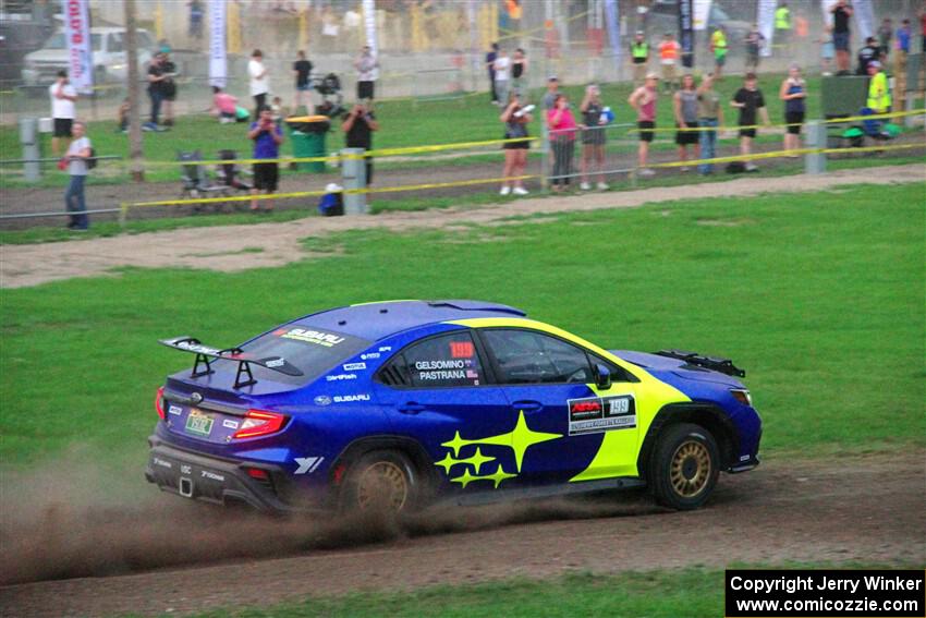 Travis Pastrana / Rhianon Gelsomino Subaru WRX ARA25L on SS2, Soo Pass II.