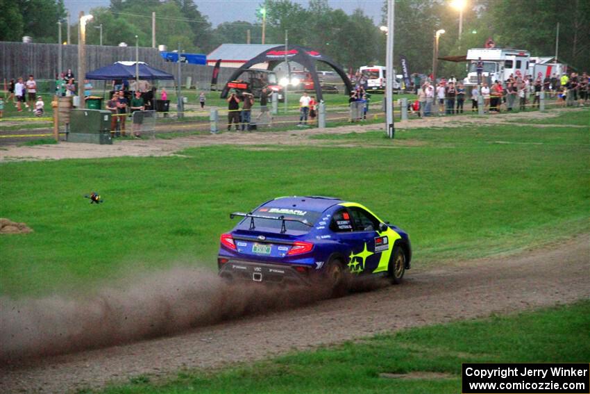 Travis Pastrana / Rhianon Gelsomino Subaru WRX ARA25L on SS2, Soo Pass II.
