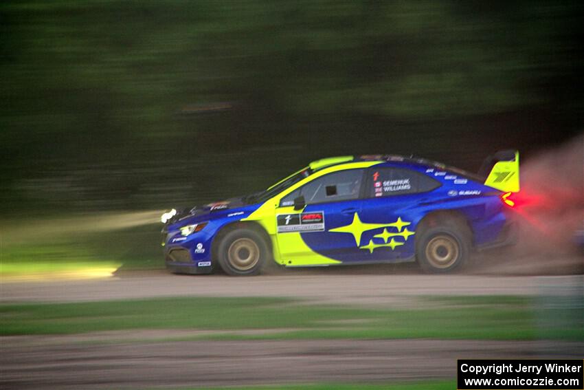 Brandon Semenuk / Keaton Williams Subaru WRX ARA25 on SS2, Soo Pass II.