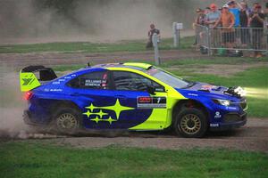 Brandon Semenuk / Keaton Williams Subaru WRX ARA25 on SS2, Soo Pass II.