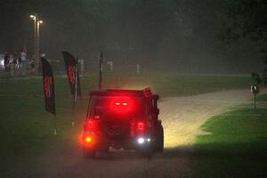 A Jeep Wrangler Rubicon sweeps SS2, Soo Pass II.