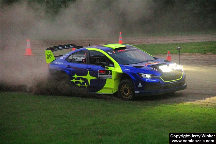 Brandon Semenuk / Keaton Williams Subaru WRX ARA25 on SS2, Soo Pass II.