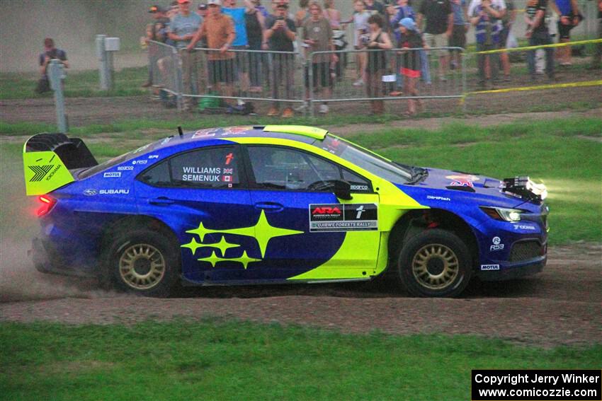 Brandon Semenuk / Keaton Williams Subaru WRX ARA25 on SS2, Soo Pass II.