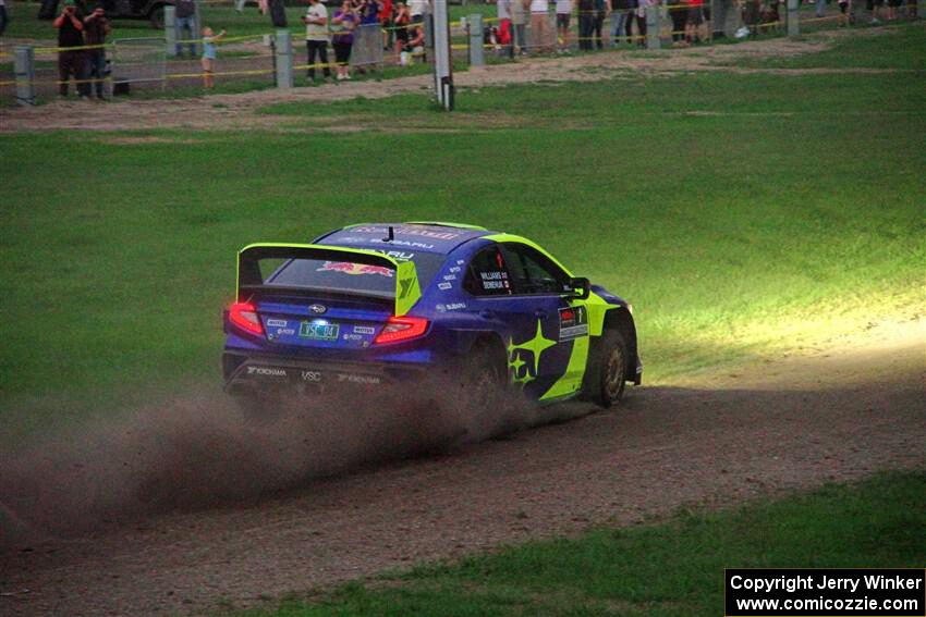 Brandon Semenuk / Keaton Williams Subaru WRX ARA25 on SS2, Soo Pass II.