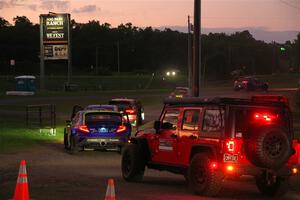 A Jeep Wrangler Rubicon sweeps the field out of SS2, Soo Pass II.