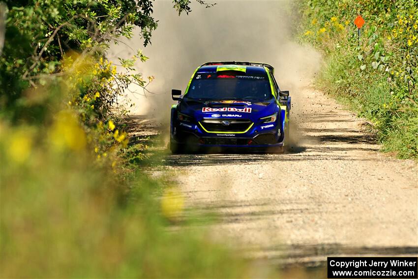 Brandon Semenuk / Keaton Williams Subaru WRX ARA25 on SS3, Refuge I.