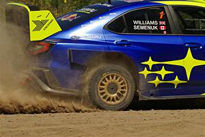 Brandon Semenuk / Keaton Williams Subaru WRX ARA25 on SS3, Refuge I.