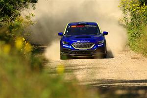 Travis Pastrana / Rhianon Gelsomino Subaru WRX ARA25L on SS3, Refuge I.