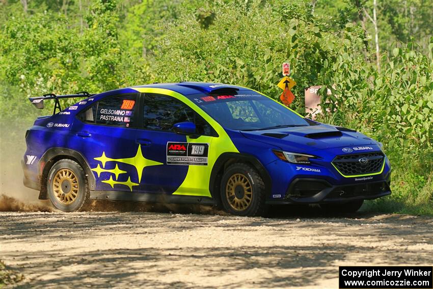 Travis Pastrana / Rhianon Gelsomino Subaru WRX ARA25L on SS3, Refuge I.