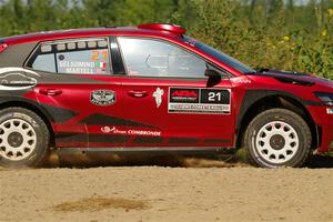 Conner Martell / Alex Gelsomino Skoda Fabia RS Rally2 on SS3, Refuge I.