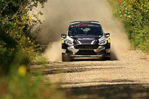 Javier Olivares / K.J. Miller Ford Fiesta Rally2 on SS3, Refuge I.