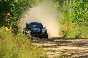 Javier Olivares / K.J. Miller Ford Fiesta Rally2 on SS3, Refuge I.