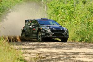 Javier Olivares / K.J. Miller Ford Fiesta Rally2 on SS3, Refuge I.