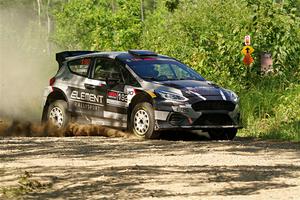 Javier Olivares / K.J. Miller Ford Fiesta Rally2 on SS3, Refuge I.