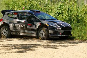 Javier Olivares / K.J. Miller Ford Fiesta Rally2 on SS3, Refuge I.