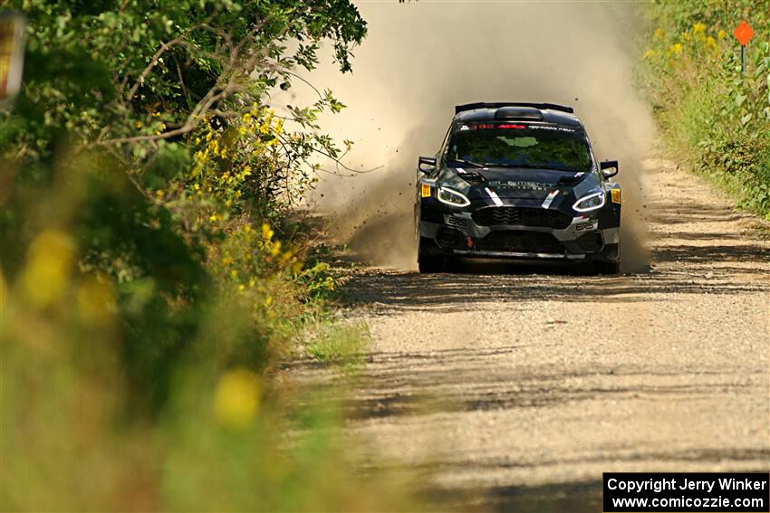 Javier Olivares / K.J. Miller Ford Fiesta Rally2 on SS3, Refuge I.