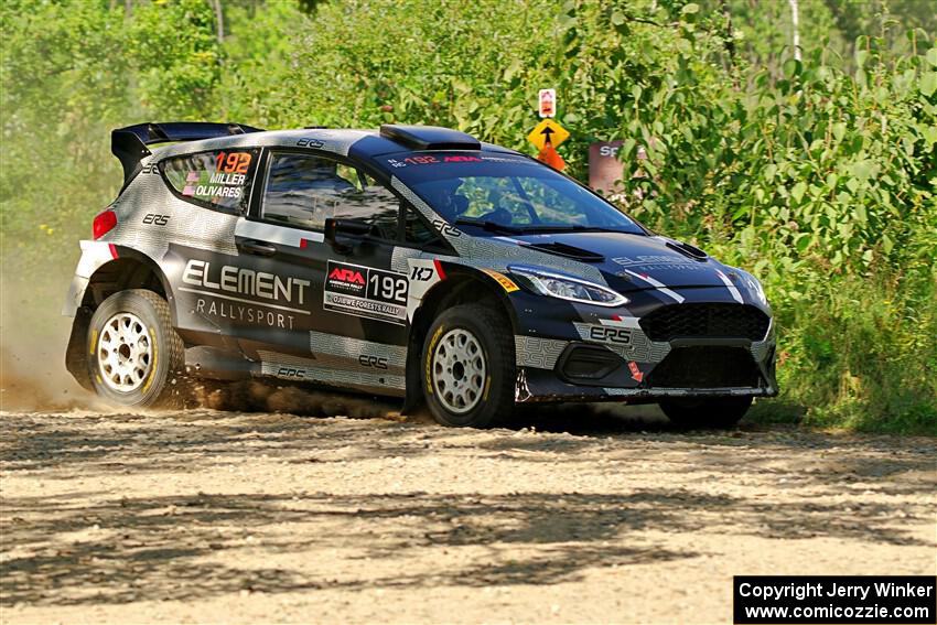 Javier Olivares / K.J. Miller Ford Fiesta Rally2 on SS3, Refuge I.