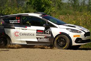 Georgie Megennis / Michael Szewczyk Ford Fiesta Rally3 on SS3, Refuge I.